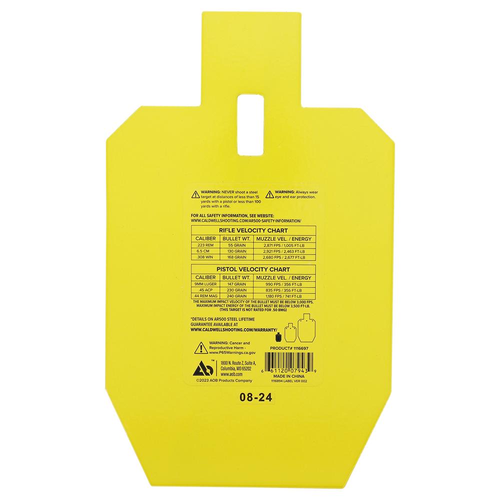 Caldwell AR500 33% IPSC Steel Target