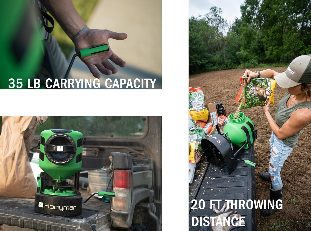 Hooyman Manual Seeder w/ Shoulder Harness Rig