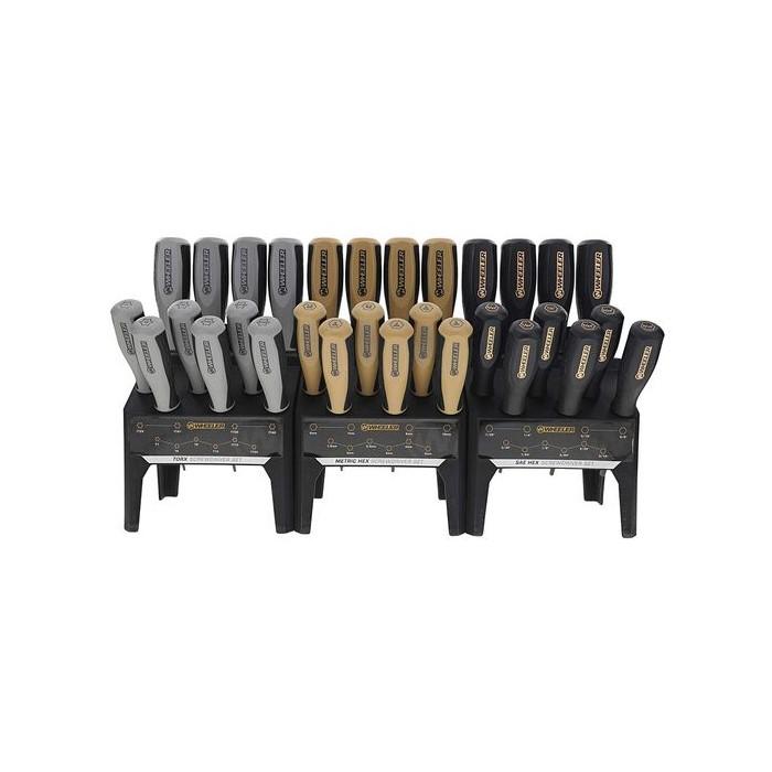 WHEELER 30 Piece Hex/Torx Benchtop Screwdriver Set
