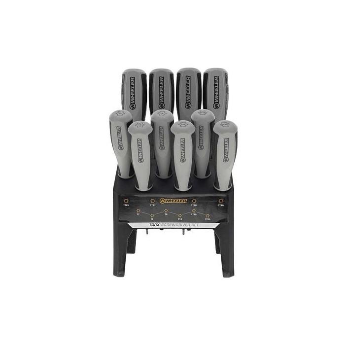 WHEELER 10 Piece Torx Benchtop Screwdriver Set