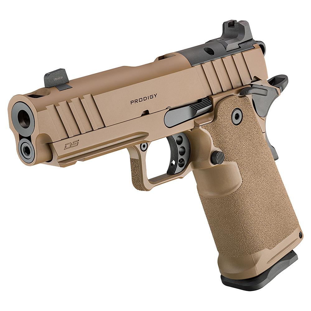 Springfield 1911 DS Prodigy Comp Pistol 9mm 4.25'' LC (2)10 Coyote Brown