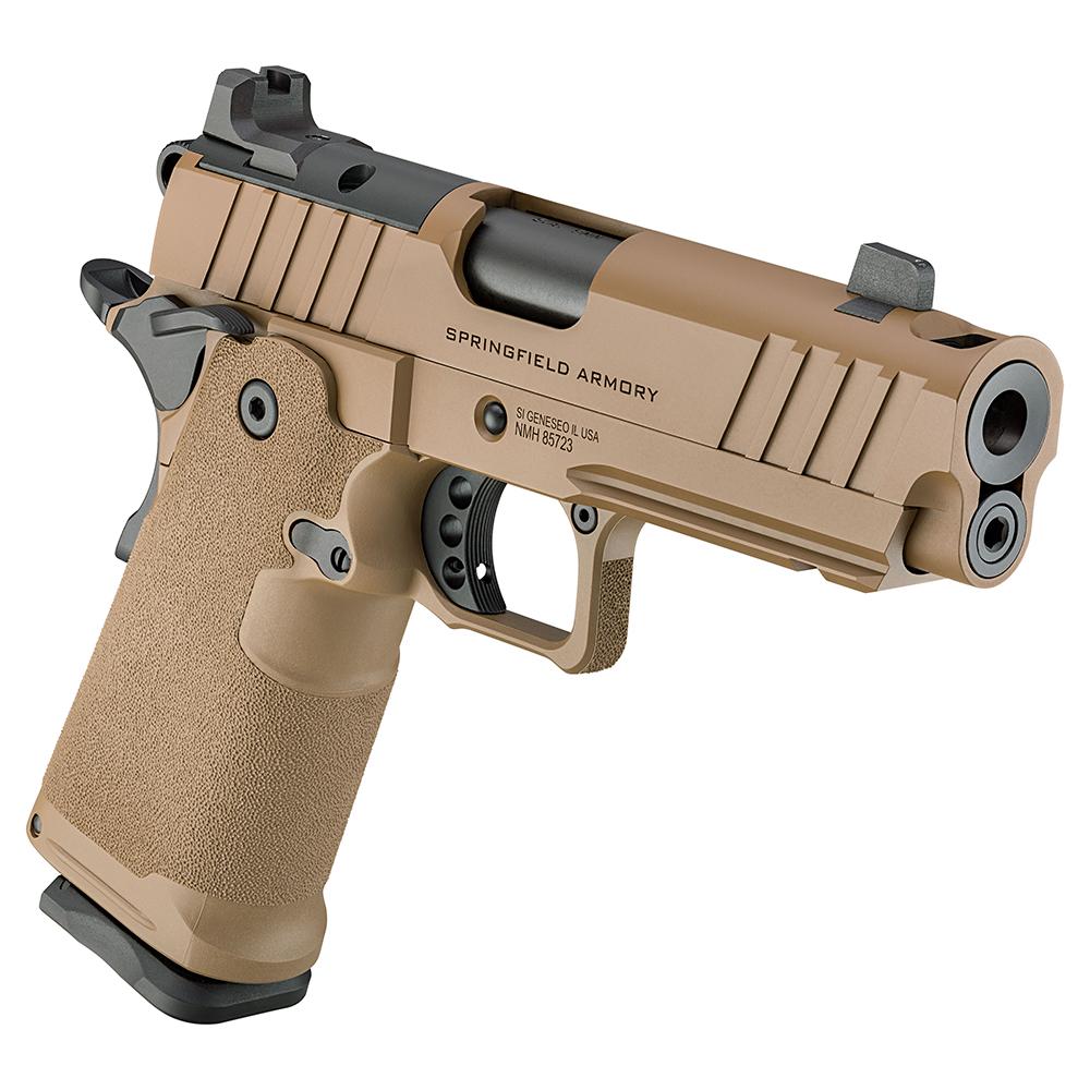 Springfield 1911 DS Prodigy Comp Pistol 9mm 4.25'' LC (2)10 Coyote Brown
