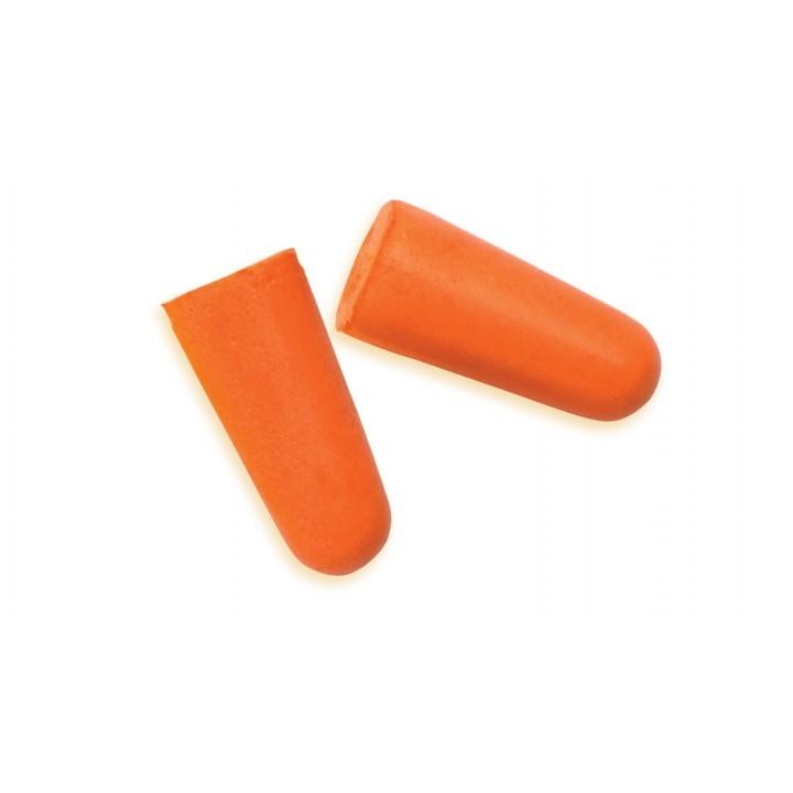 Pyramex Uncorded taper fit disp plug -NRR 32db 200 pair/box-Orange