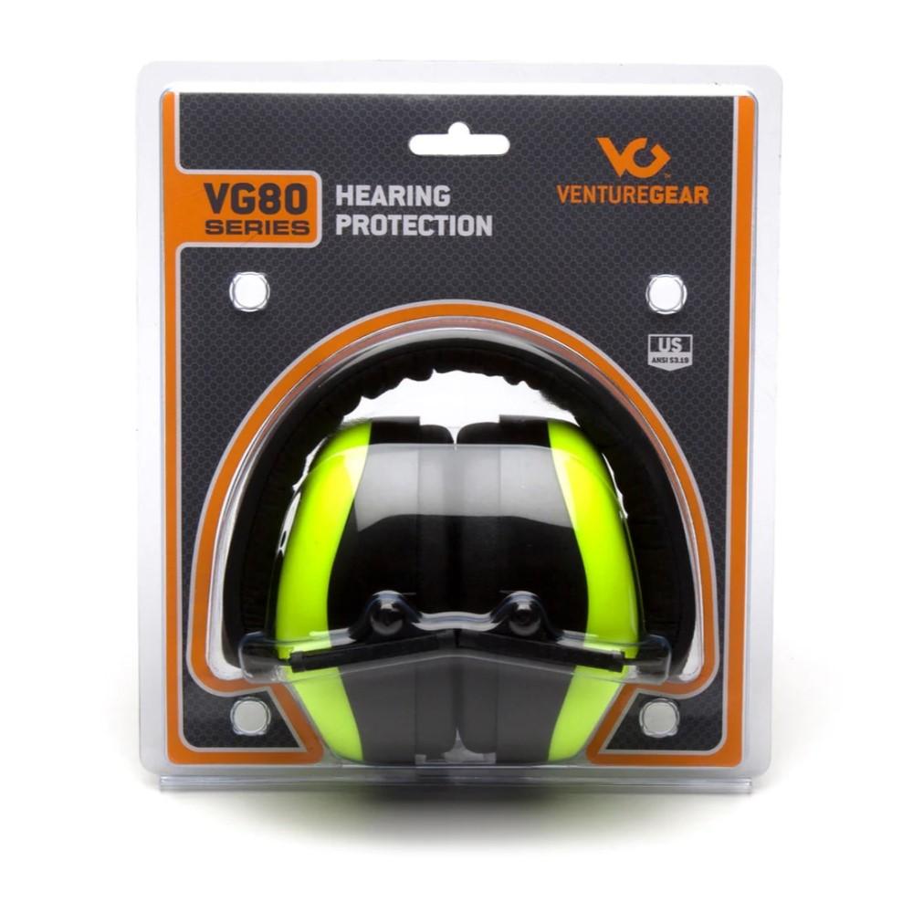 Pyramex VG - VG80 Series Passive Earmuff - NRR 36dB/26dB - Lime