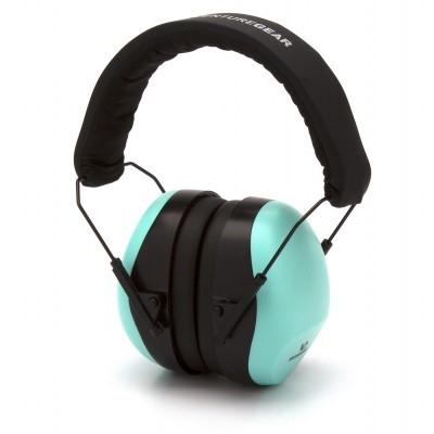 Pyramex Teal - NRR 26 db Low Profile Hearing Protector - VG Clamshell