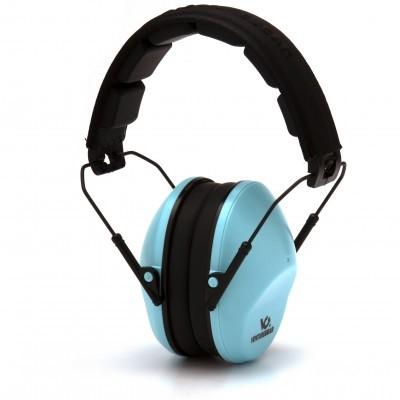 Pyramex PowderBlue - NRR 24 db Low Profile hearing protector - VG Clamshell