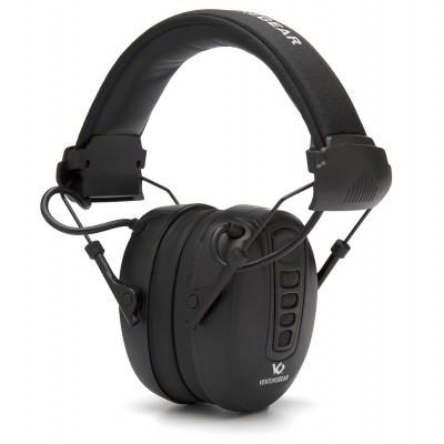 Pyramex Clandestine -NRR 24db Electronic Hearing Protector Earmuff - Black