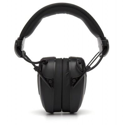 Pyramex Clandestine -NRR 24db Electronic Hearing Protector Earmuff - Black