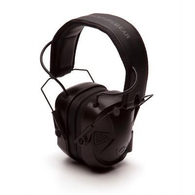Pyramex Amp BT - NRR 26db Electronic Hearing Protector w/ Blue Tooth -Black