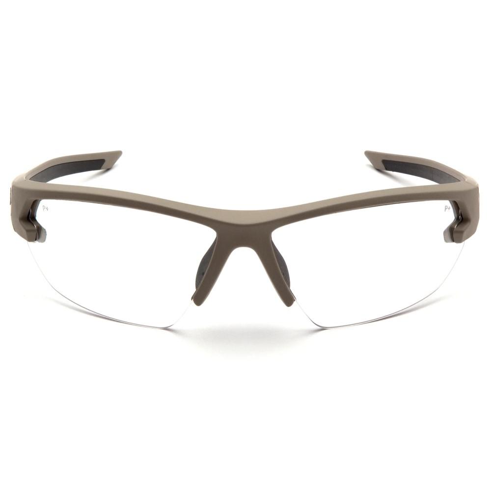 Pyramex VG Howitzer Tan Frame/Clear Anti-Fog Lens