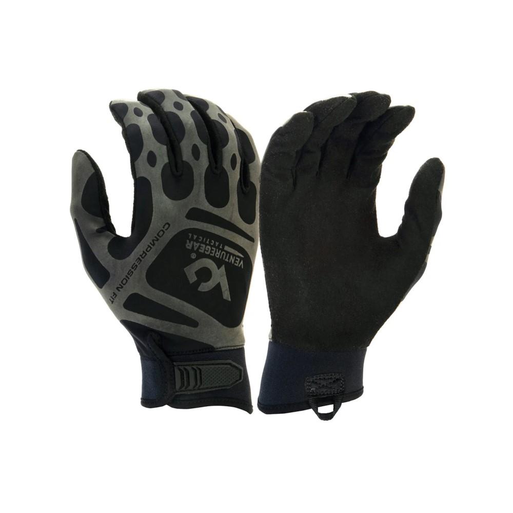 Venture Gear Tactical Gloves Compression Training H&L  Black Medium
