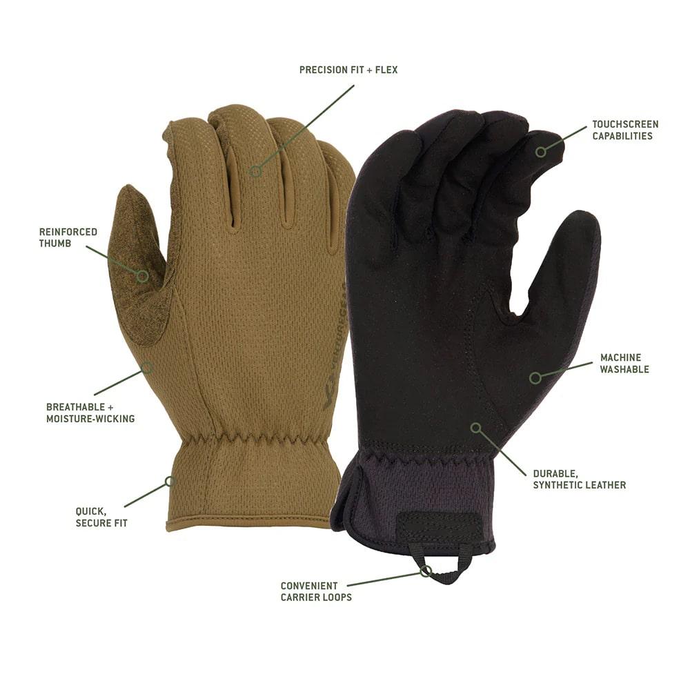 Venture Gear Tactical Gloves Medium Duty Operator Slip-on Coyote Medium