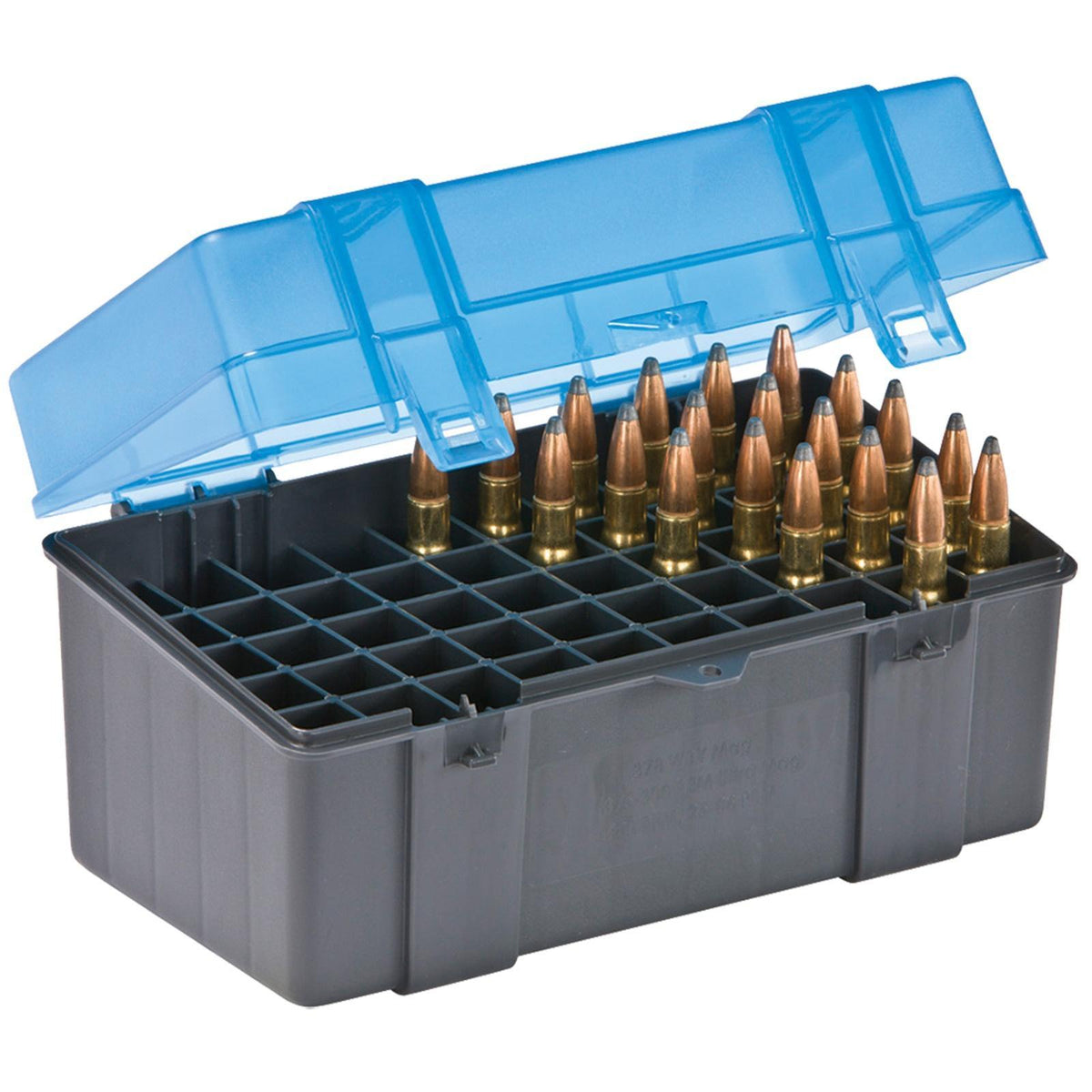 CARTRIDGE BOX .357WBY MAG -.25-05 REM BLUE/CHAR 50ct.