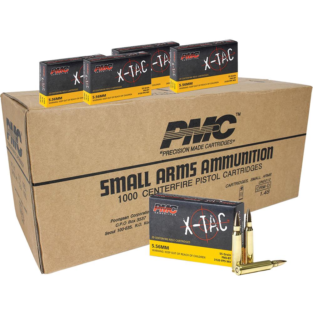 XP193 5.56 NATO FMJ BT 55GR 1000/RD CASE