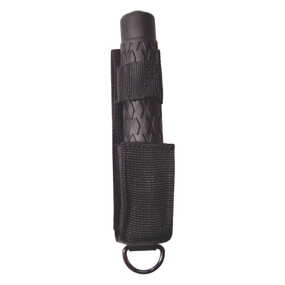 EXPANDABLE BATON W/SHEATH & RUBBER HANDLE - 16
