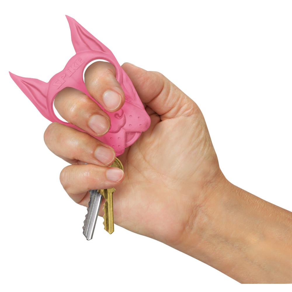 SPIKE SELF DEFENSE KEY CHAIN- PINK