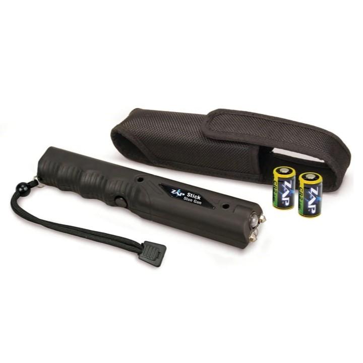 800,000 VOLT ZAP STICK W/ LIGHT & CASE BLACK