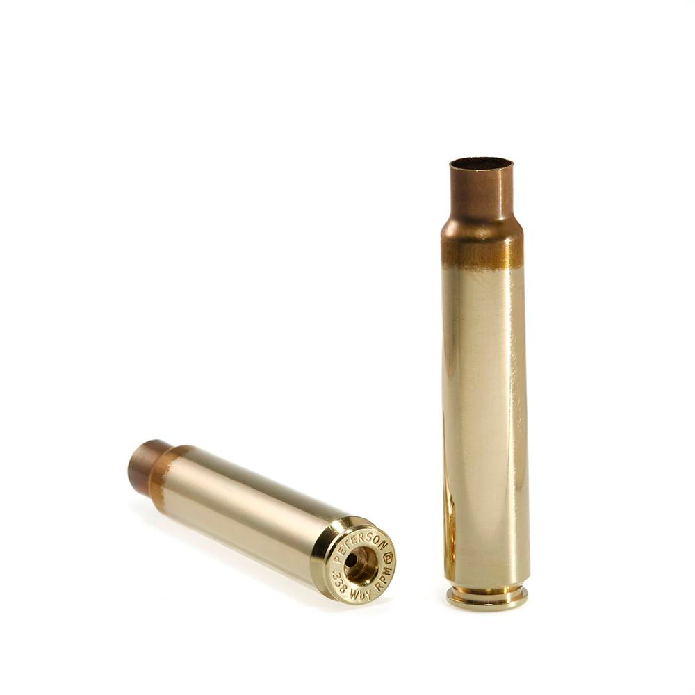 Peterson 338 Weatherby RPM Brass 50 Count
