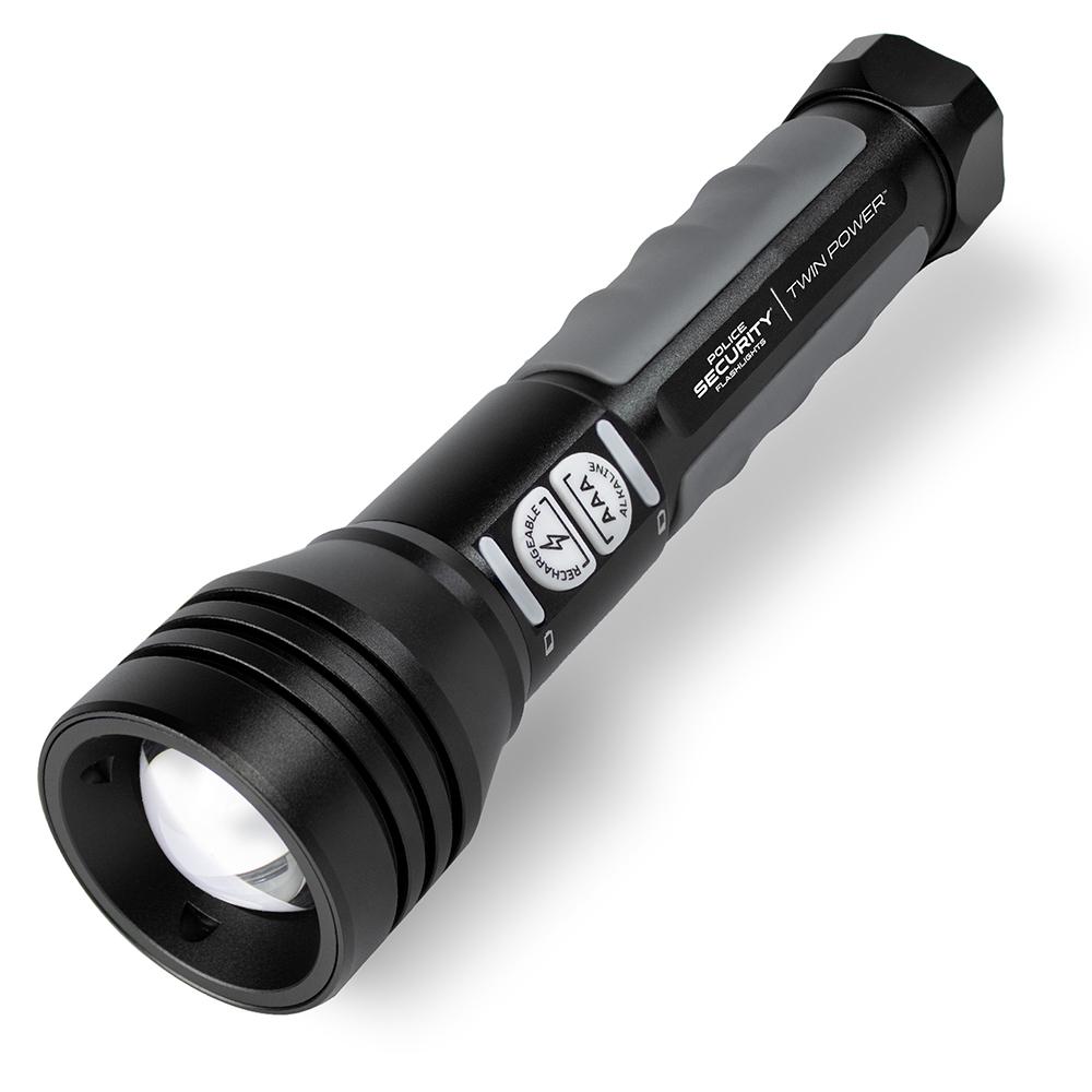Police Security Flashlights Twin Power Flashlight (600lm)