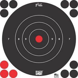Splatter Shot 12 White  Bull's-eye Target - 5 Qty. pack