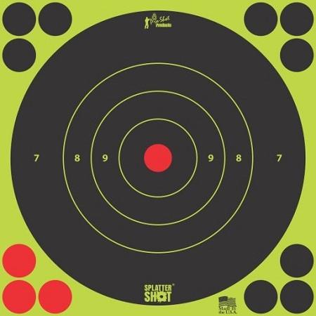 Splatter Shot 8 Green Bull's-eye Target - 6 Qty. pack