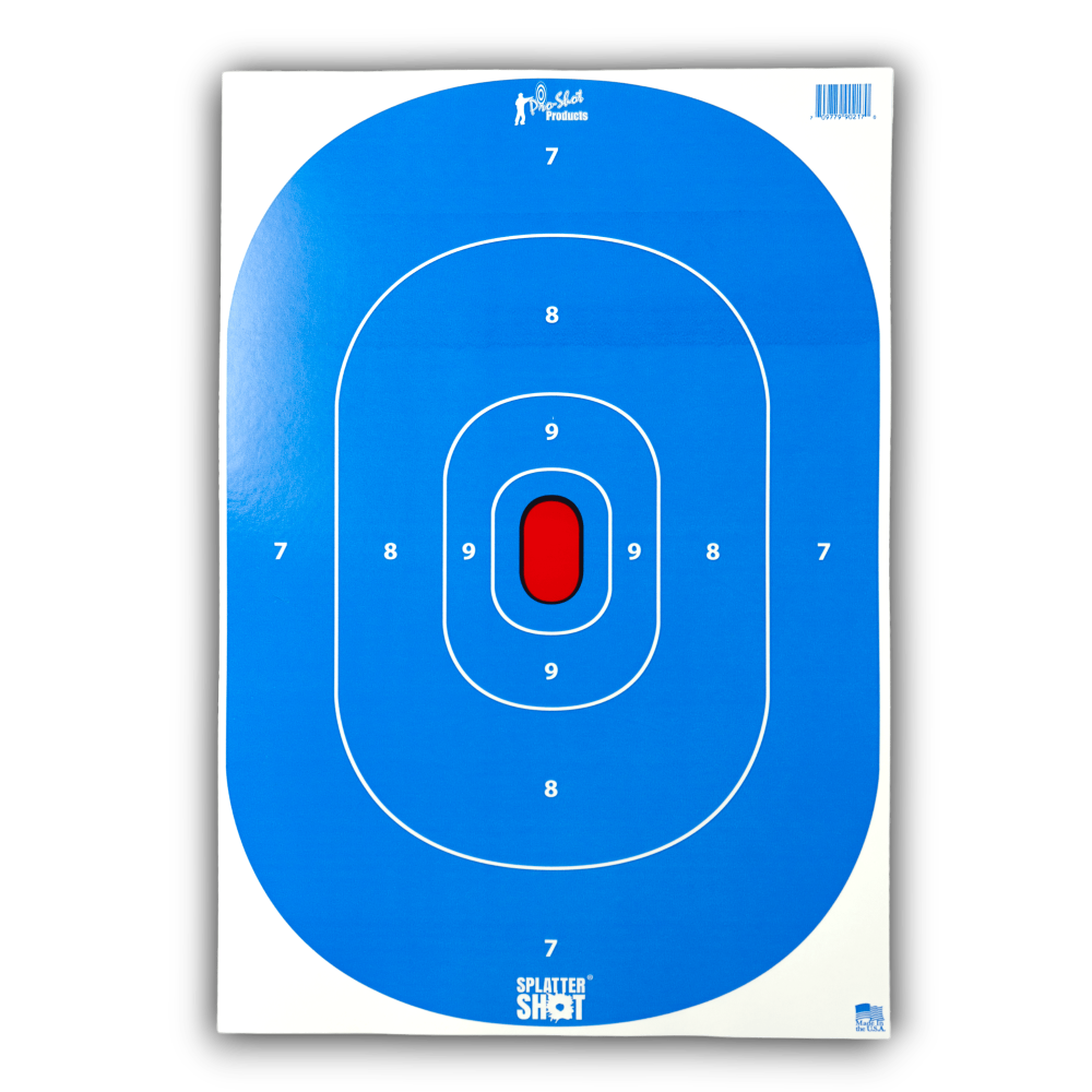 12x18 Silhouette Insert-Low/ High Light HI VIS BLUE 8 PK