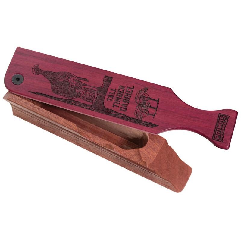 Primos Tall Timber Gabriel Wood Grain Sgl Sided w/Thumb Holes Clam E/F