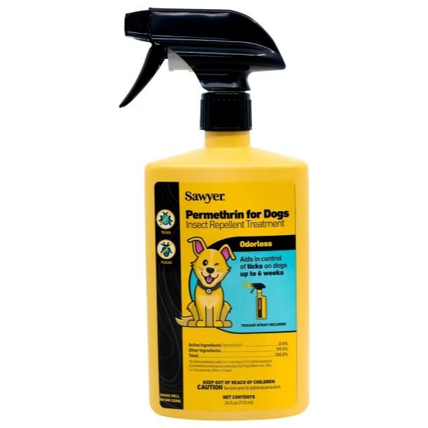 Sawyer Premium DOG PERMETHRIN Insect Repellent Clothing, Gear & Tents 24oz