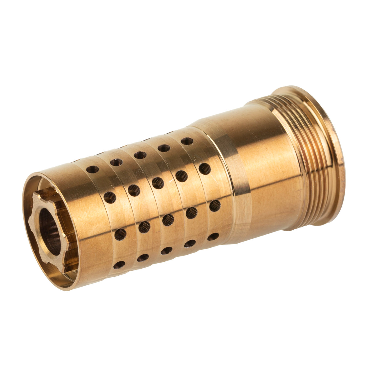 Q Cherry Bomb Muzzle Brake Plan B Suppressor Mount - M18x1.5 - 8.6 Blackout