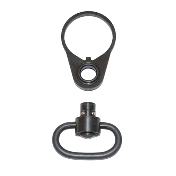 AR-15 Endplate For Qd Single Point Sling Adapter With Swivel