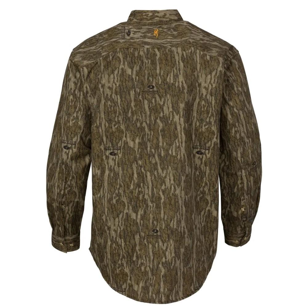 Browning WASATCH-CB Button-Front 2 Pocket Shirt MOBottomland M