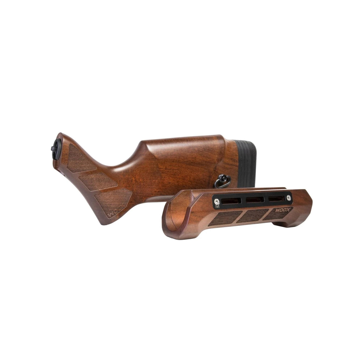 WOOX Gladiatore Set - Stock +Forend (6 3/4in action tube) Mossberg 500 Waln