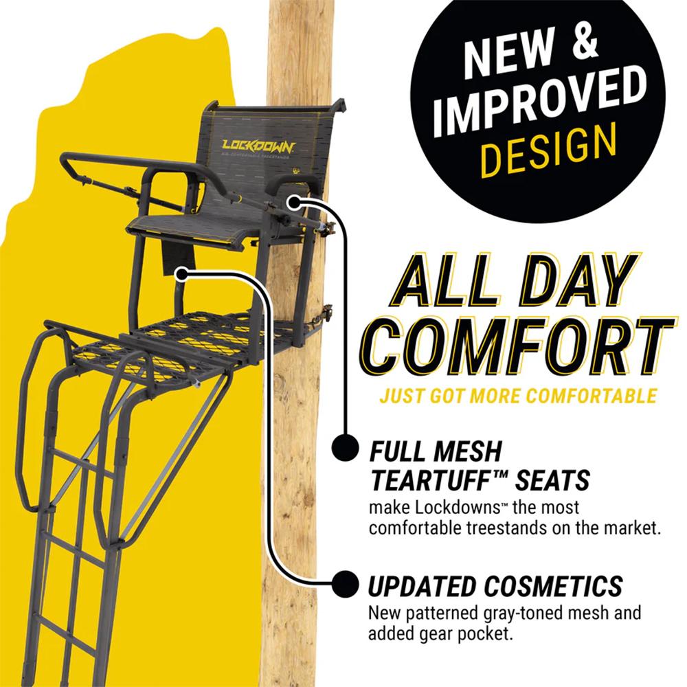 ARDISAM LOCKDOWN 21 FT WIDE 1-MAN TREE STAND