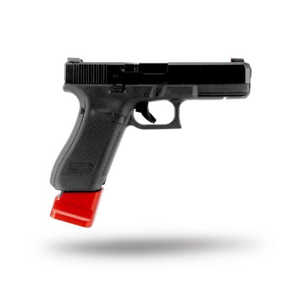 Shield Arms Glock 17 22 and 5 4 mag extension red