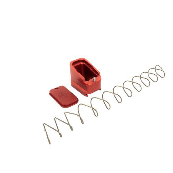 Shield Arms Glock 17 22 and 5 4 mag extension red