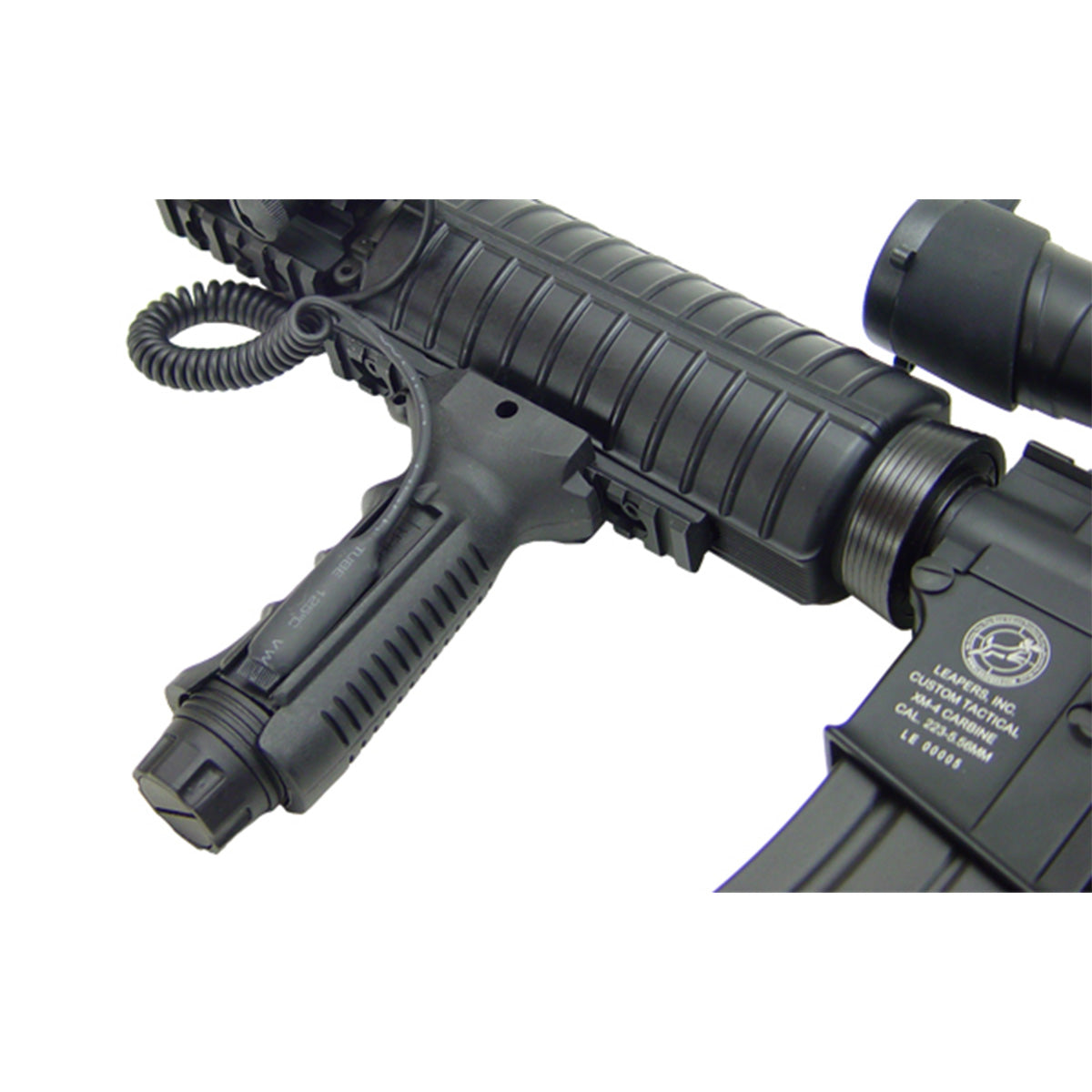 UTG Ergonomic Vertical Grip - Picatinny - Ambidextrous - Battery Storage