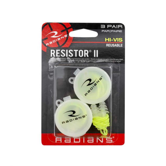 Radians Earplugs 3 pair blister pack