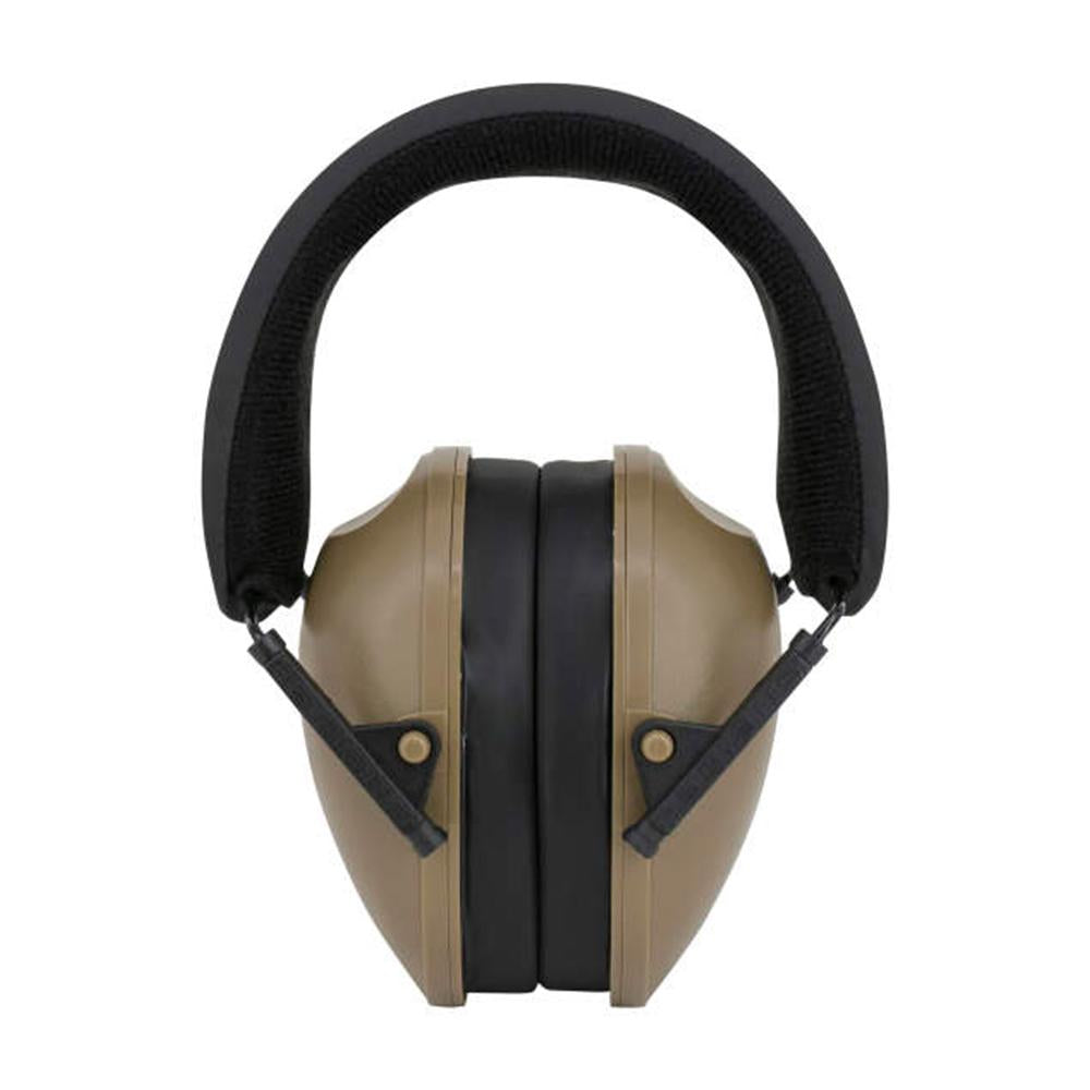 Radians Low Profile Ear Muff with revised ergonomic ear cups in Tan