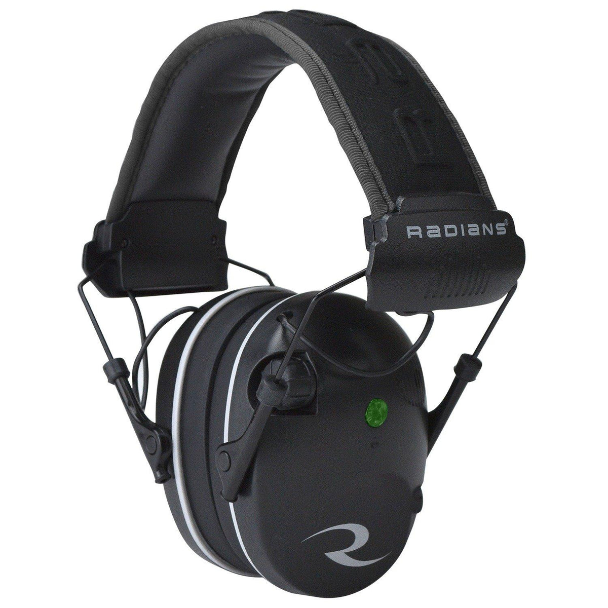 Black / Gray Dual Microphone Electronic Earmuff 3.5mm Stereo Jack