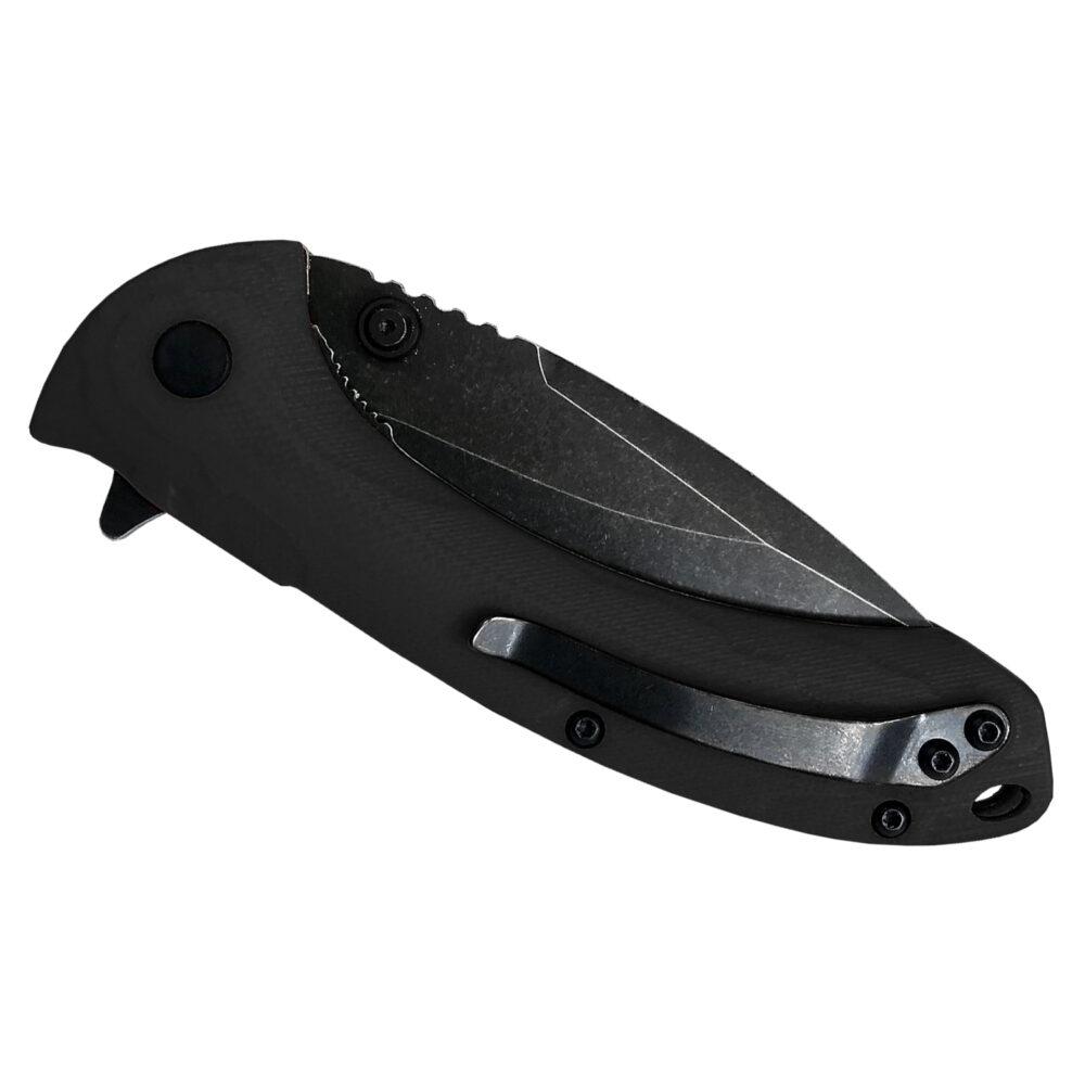 ABKT Knife Elite Protector II Tech Folder - Black 3.5in Blade