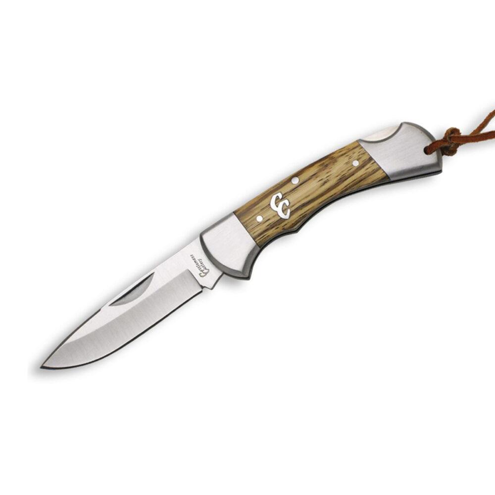 Cattleman Knife Sagebrush Lock back - Zebra Wood 3in Blade