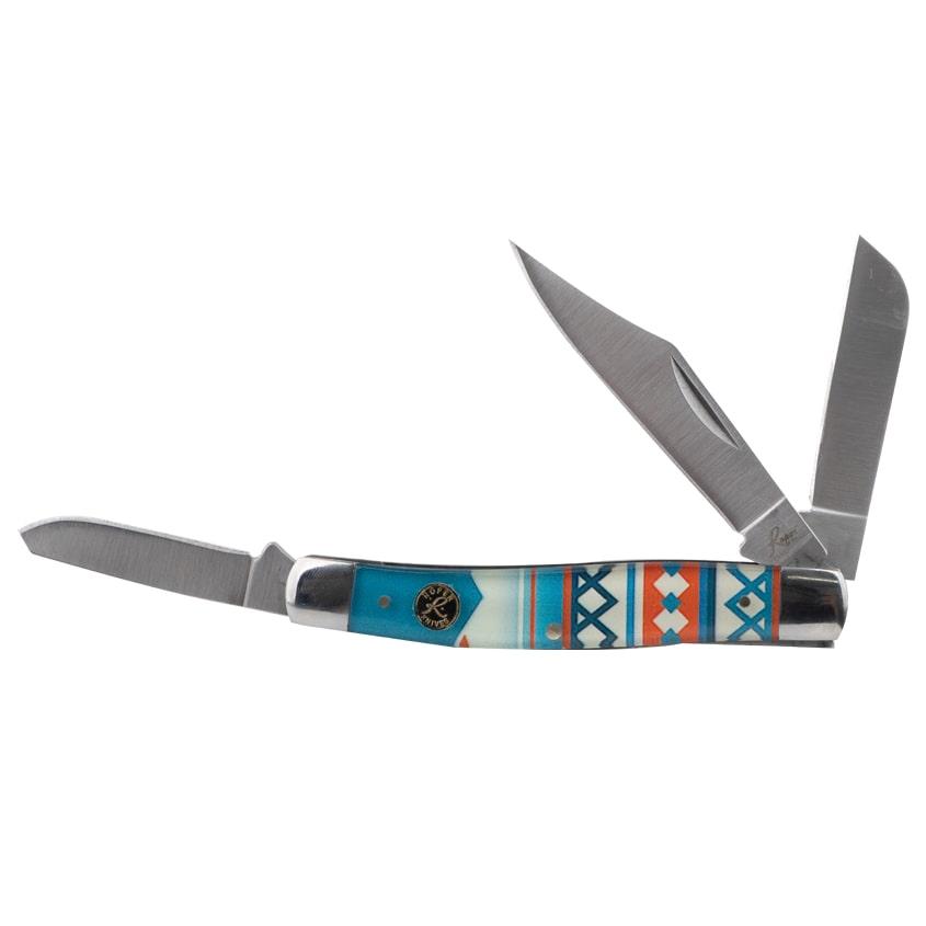 Roper Knife Sunset Series Stockman Western 3 Blade 3in