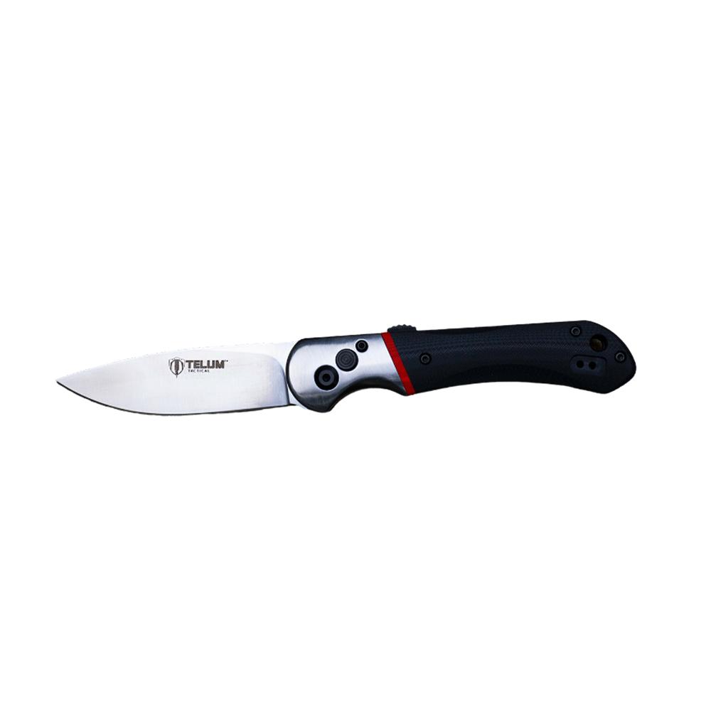 Telum Tactical Knife Tremor Black Automatic 3.5in S35V Blade