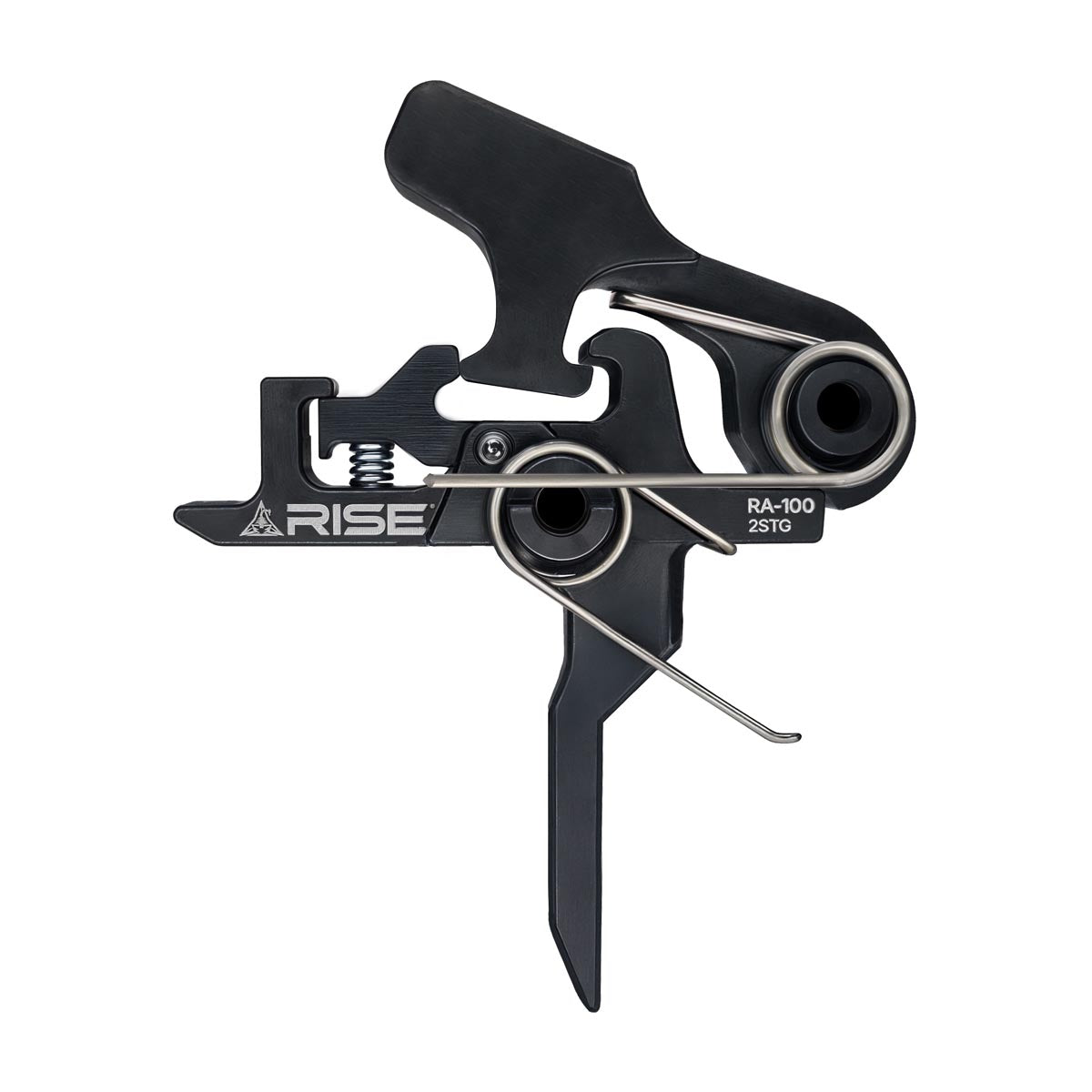 Rise Armament 4.5 Pound Two-Stage Trigger - Includes Mil-Spec Trigger and Hammer Pins - Flat or Curved