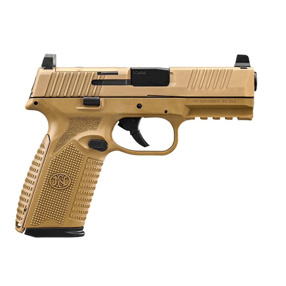 FN 510 MRD NMS FDE/FDE D 10mm (2) 15rd Mags