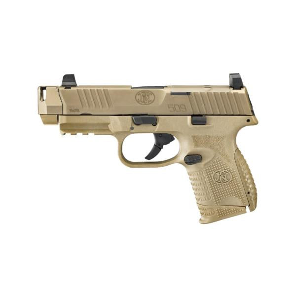 FN 509 Compact MRD FDE 9mm (1)12 & (1) 15 mag