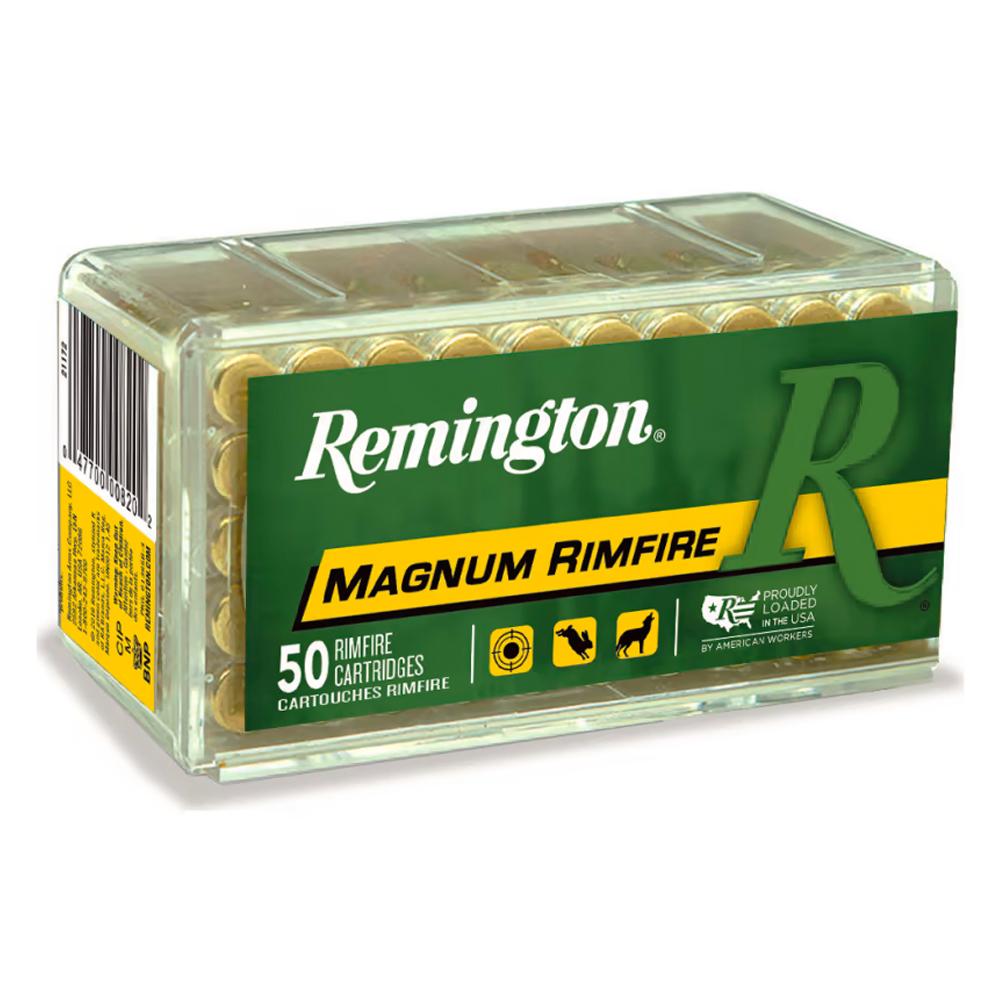 REMINGTON 17 HMR 20GR PSP MAGNUM RIMFIRE AMMO 50RD
