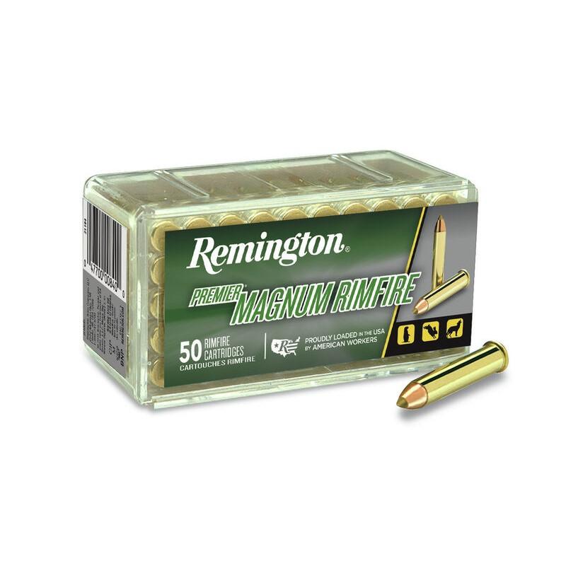 REMINGTON 22 WIN MAG 33GR ACCUTIP AMMO 50RD