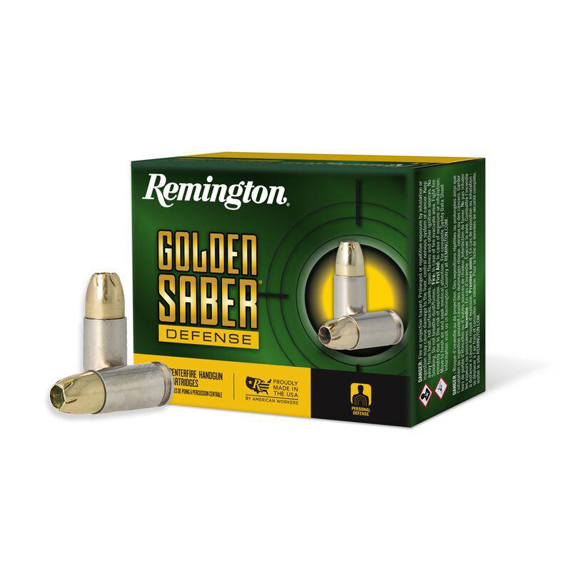 REMINGTON GOLDEN SABER DEFENSE 9MM LUGER 147GR BJHP AMMO 20RD