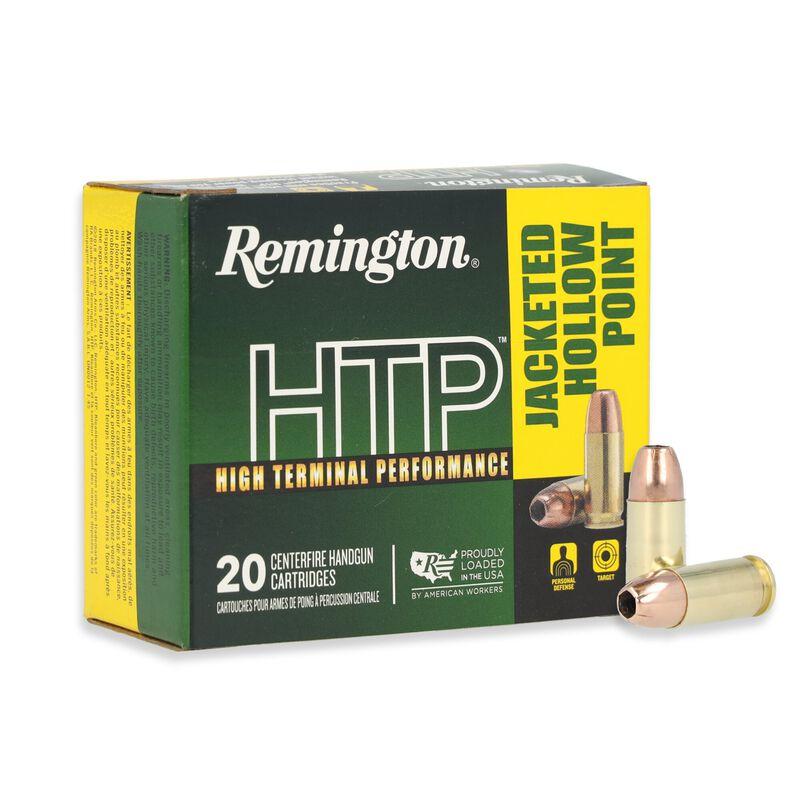 REMINGTON HTP 9MM LUGER 115GR JHP AMMO 20RD